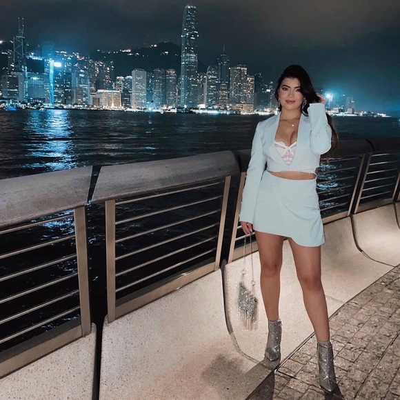 Zara PASTEL GREEN BLAZER DRESS - Picture 5 of 13